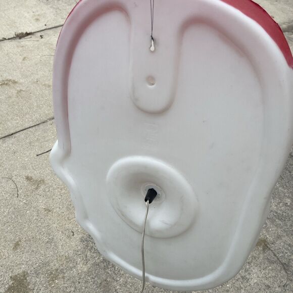 Vintage 24" Empire Santa Claus Face Blow Mold Light Christmas Decoration - Picture 8 of 9